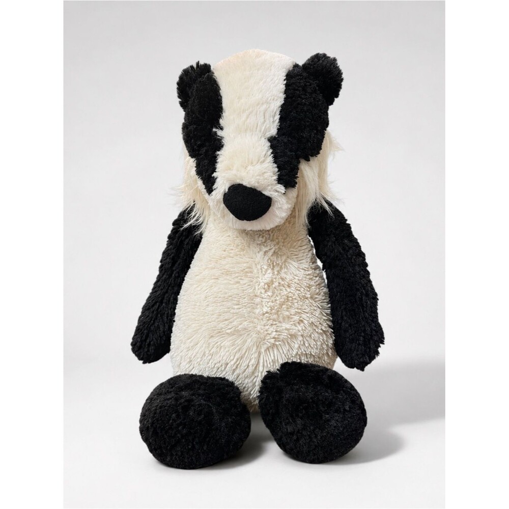 Jellycat Bashful Badger Plush 12” Retired Collectible Soft Stuffed Animal